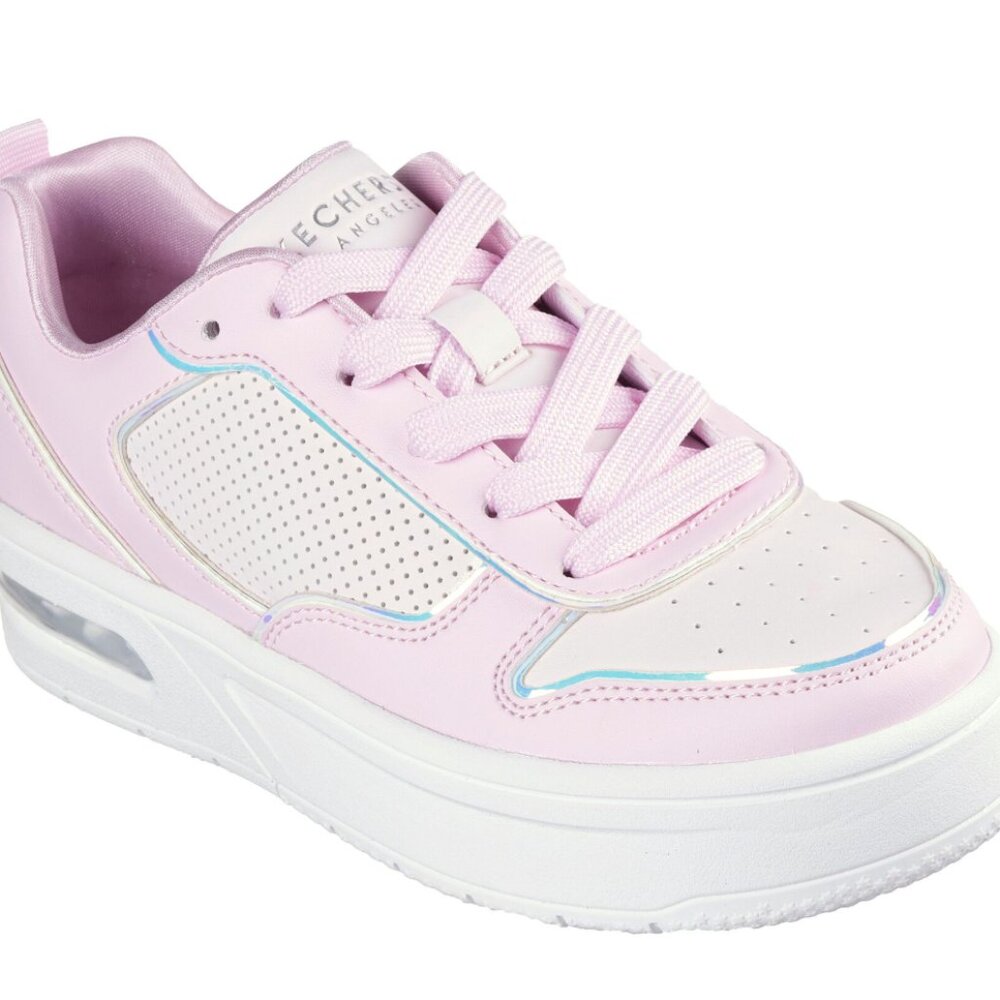 Girls Court Hi-Air Pink Skechers